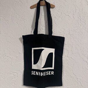Sennheiser Logo Tote Bag Black White Limited Merch Audio Brand